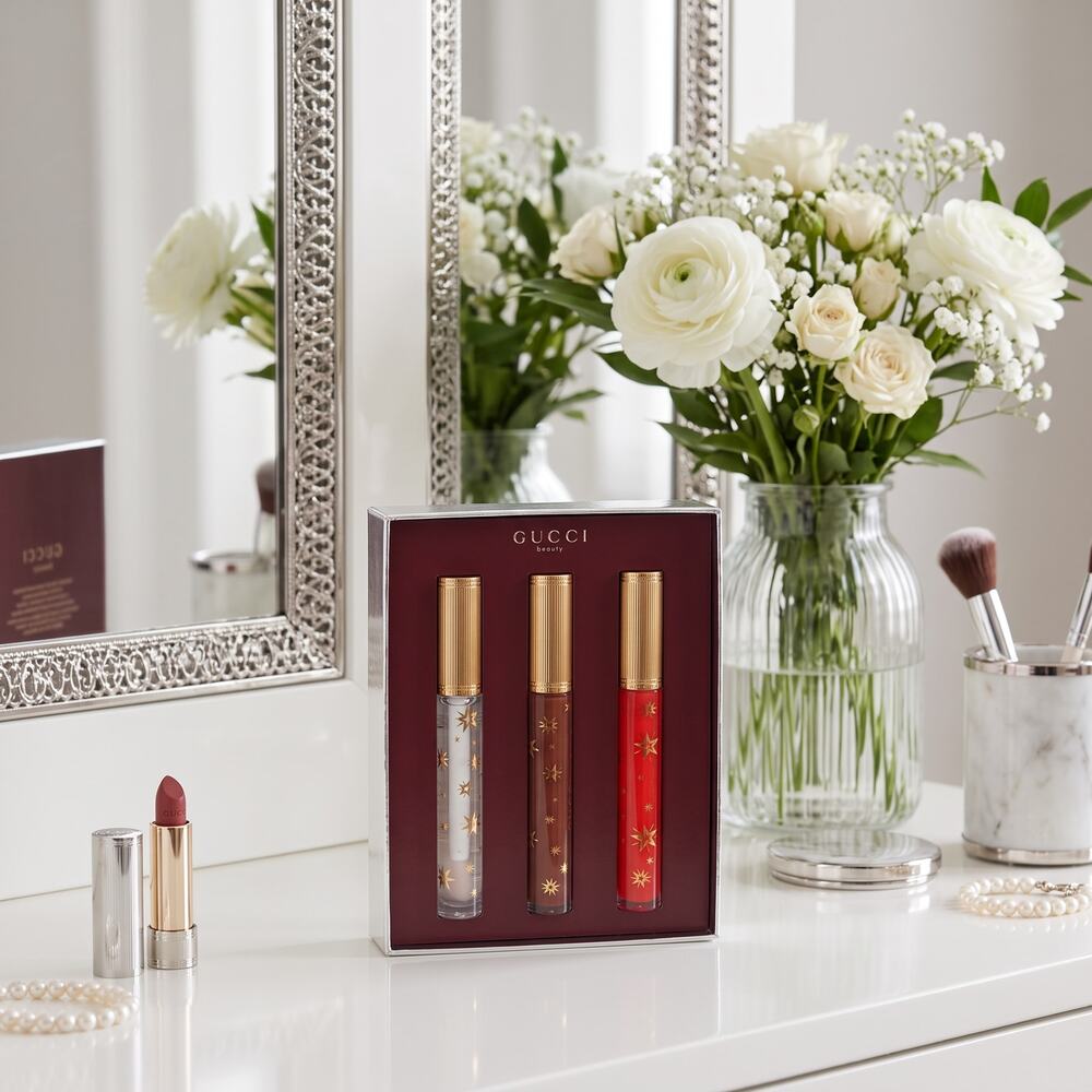 Gucci Beauty Gloss à Lèvres Plumping Lip Gloss 3-Piece Set 0.21 oz Each NEW
